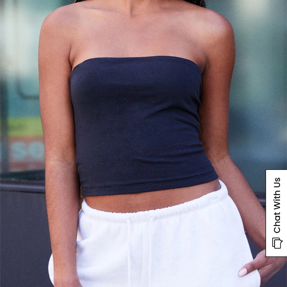Brandy Melville Black strapless top